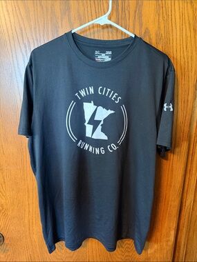 Under Armour Black Twin Cities Running Co. Graphic Tee